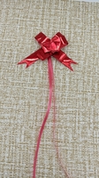 PM860101--12MM 25CM 拉花蝴蝶结