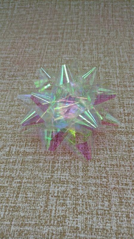 PR810401--4'' 彩虹彩带星星花