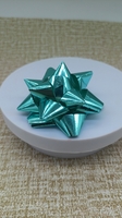PC810301--3''金属色彩带圣诞装饰花